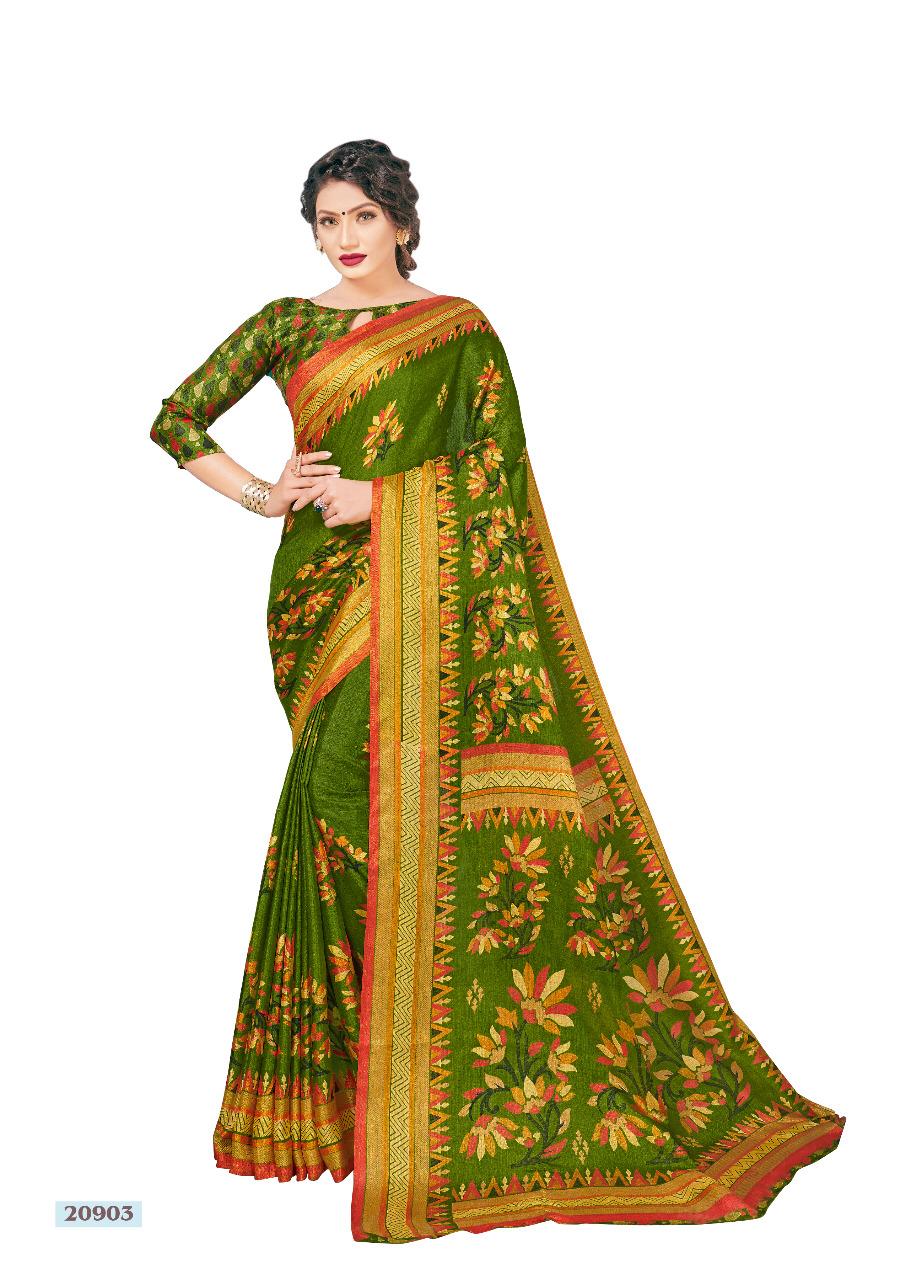 Mintorsi Mysore Silk With Exclusive Print Designer Sarees Collection